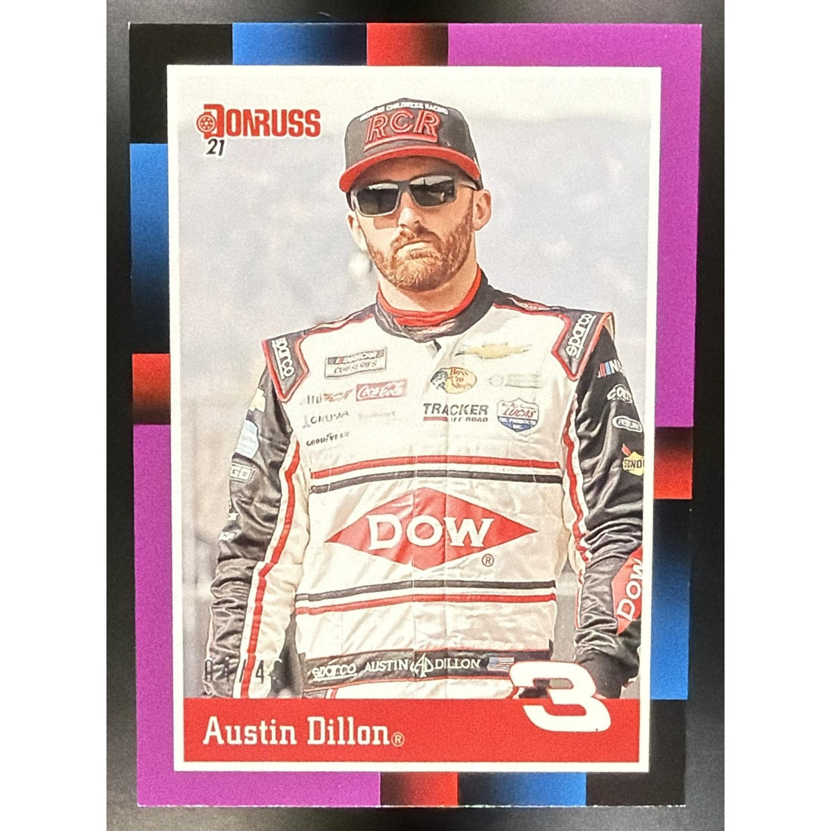 2021 Panini Donruss Austin Dillon #200 Purple 1/49