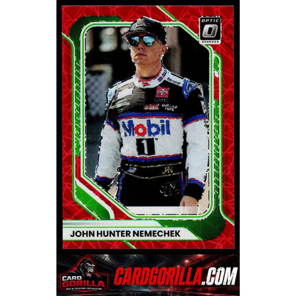 2026 Donruss #27 John Hunter Nemechek Optic Red Velocity #/199