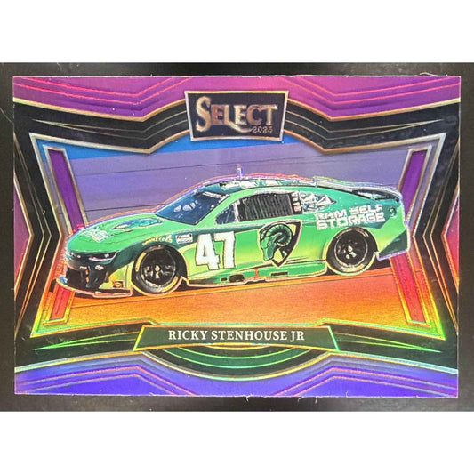 2025 Panini Select Ricky Stenhouse Jr #143 Pit Road Purple Prizm 27/85