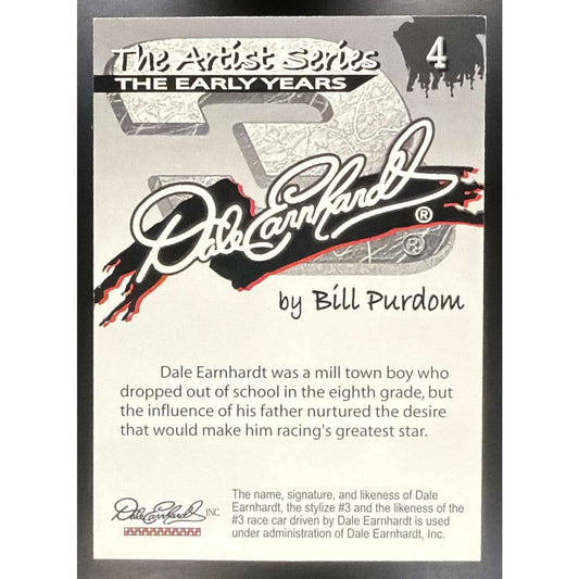 2002 Dale Earnhardt The Artist Series Bill Purdom #4 The Early Years