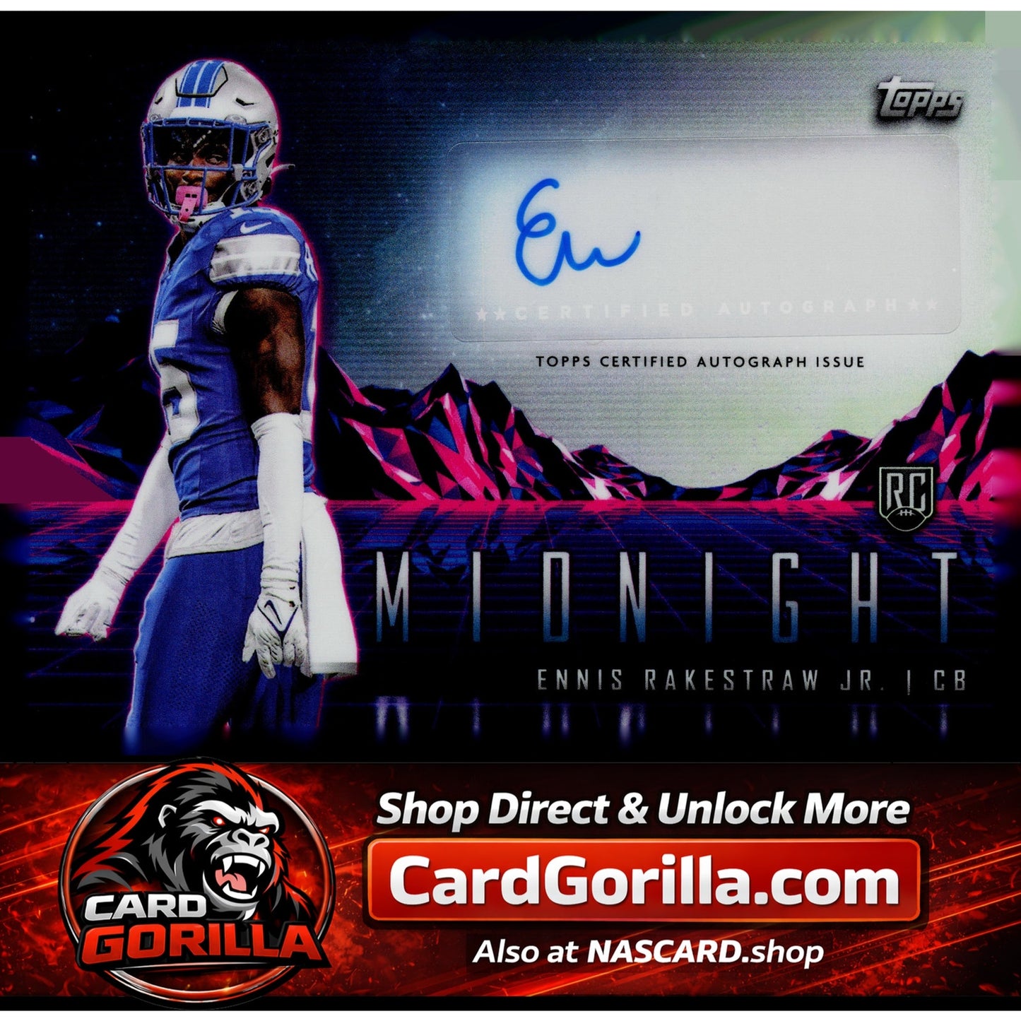 2024 Topps Midnight #RHS-ER Ennis Rakestraw Jr. Rookie Horizon Signatures
