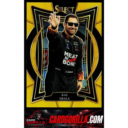 2025 Panini Select #100 Kaz Grala Gold Prizms #/10