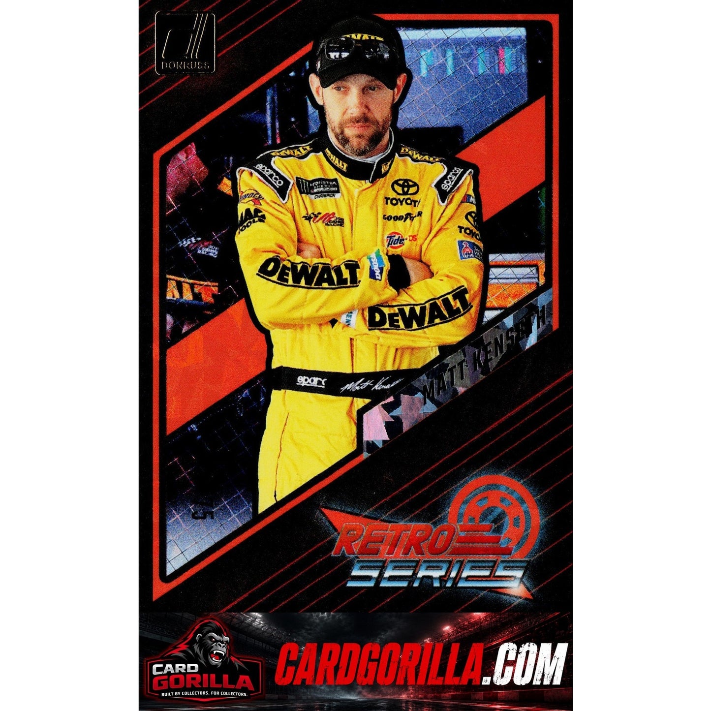 2024 Donruss #15 Matt Kenseth Retro Series Orange Ice #/75