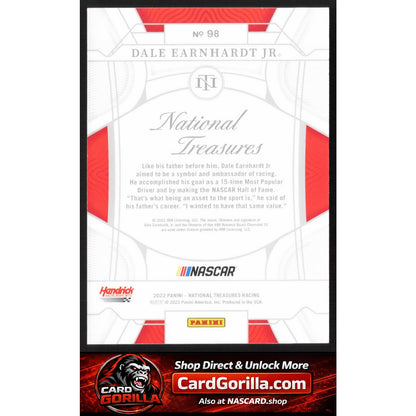 2022 Panini National Treasures #98 Dale Earnhardt Jr #/25