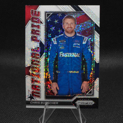2023 Panini Prizm National Pride White Sparkle Prizm #NP11 Chris Buescher - NASCARD.shop