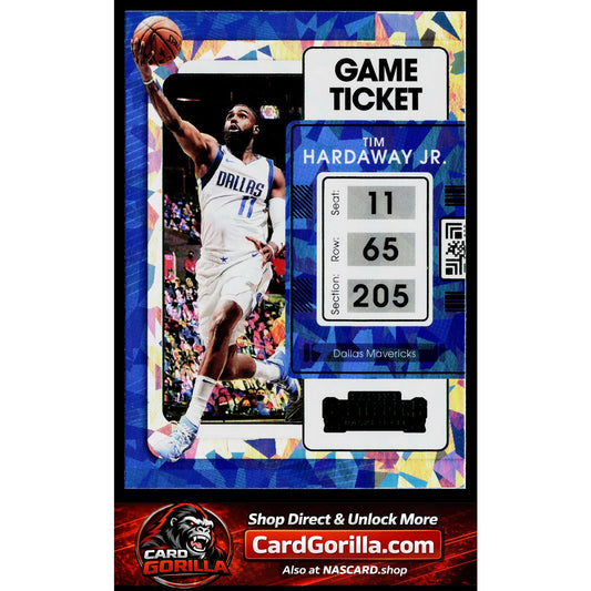 2021-22 Panini Contenders #28 Tim Hardaway Jr. Game Ticket Green Ice
