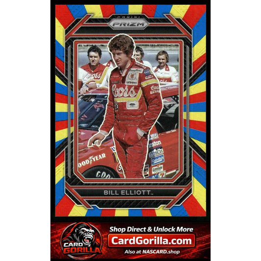 2023 Panini Prizm #36 Bill Elliott Rainbow Prizm #/24