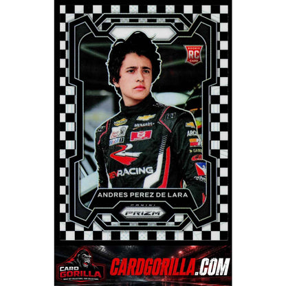 2024 Panini Prizm #8 Andres Perez De Lara Checkered Flag #/75