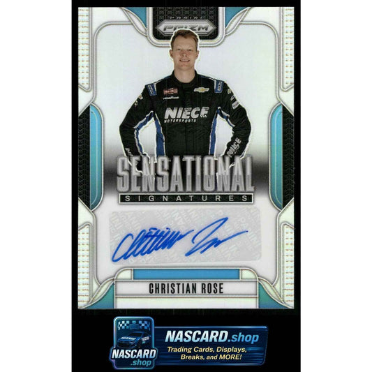 2025 Panini Prizm #SS-CRS Christian Rose Sensational Signatures