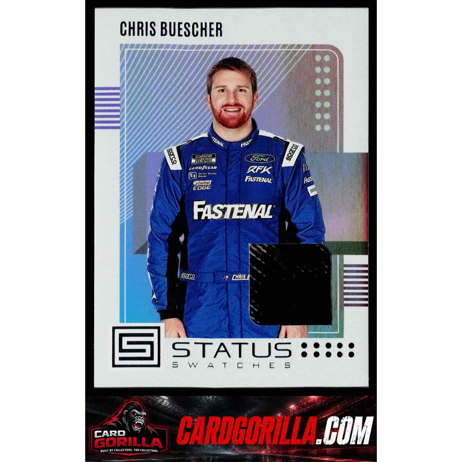 2023 Panini Chronicles #SS-CB Chris Buescher Status Swatches