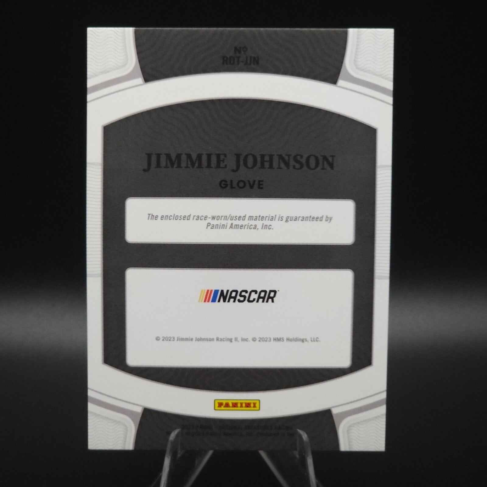 2023 Panini National Treasures Race Day Treasures Jimmie Johnson Glove /25 (MEM) - NASCARD.shop