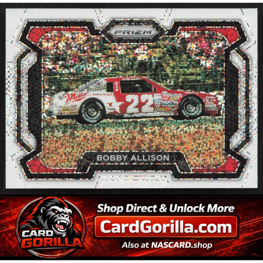 2024 Panini Prizm #62 Bobby Allison White Sparkle