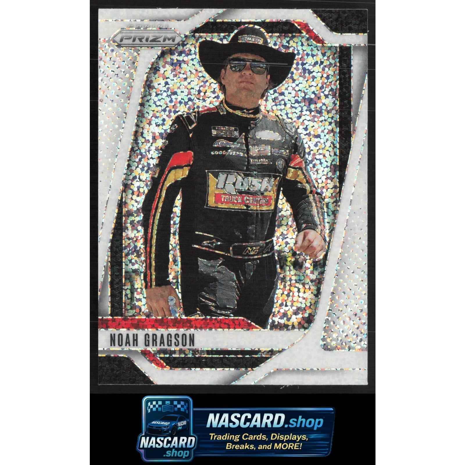 2025 Panini Prizm #48 Noah Gragson White Sparkle