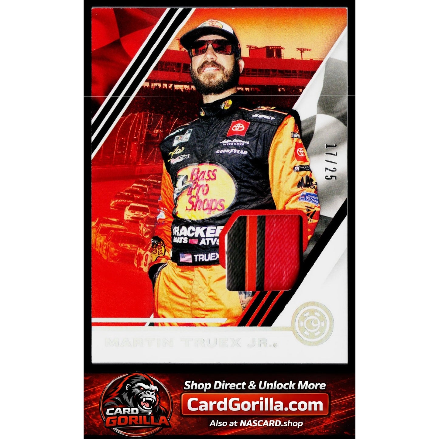 2020 Panini Chronicles Martin Truex Jr. Chronicles Swatches Holo Silver #/25