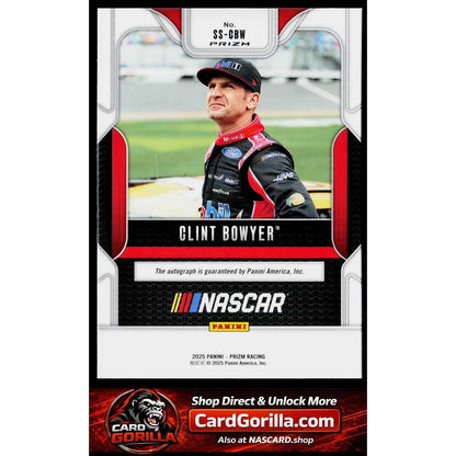 2025 Panini Prizm #SS-CBW Clint Bowyer Sensational Signatures