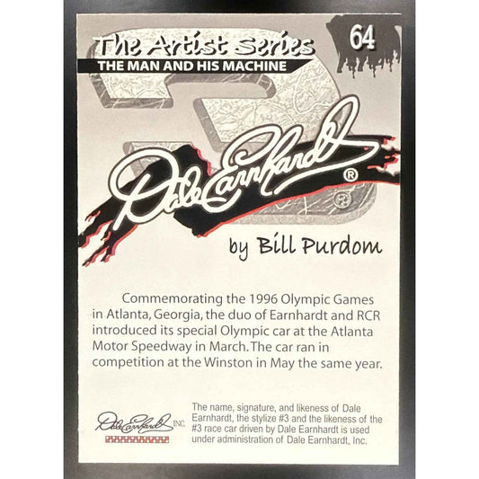 2002 Dale Earnhardt The Artist Series Bill Purdom #64 The Man and His Machine