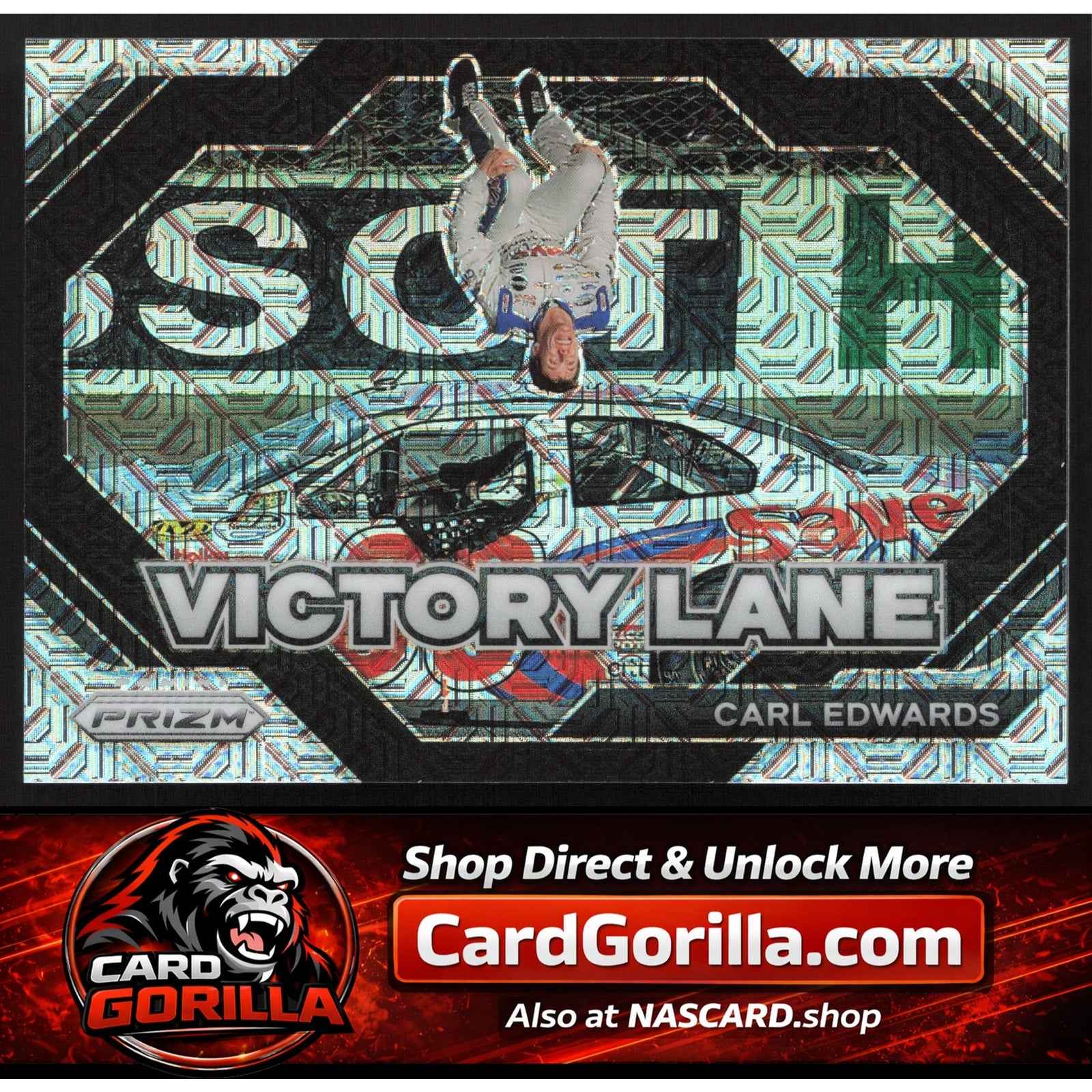 2024 Panini Prizm #12 Carl Edwards Victory Lane Mojo #/25
