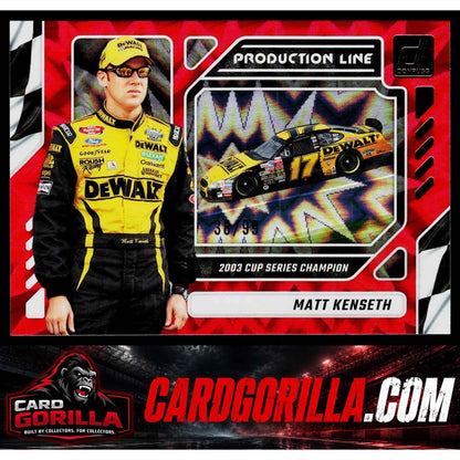 2024 Donruss #20 Matt Kenseth Production Line Red Xplosion #/99