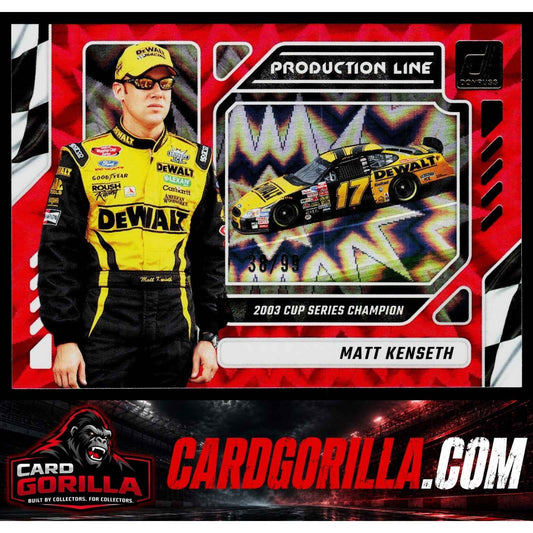 2024 Donruss #20 Matt Kenseth Production Line Red Xplosion #/99