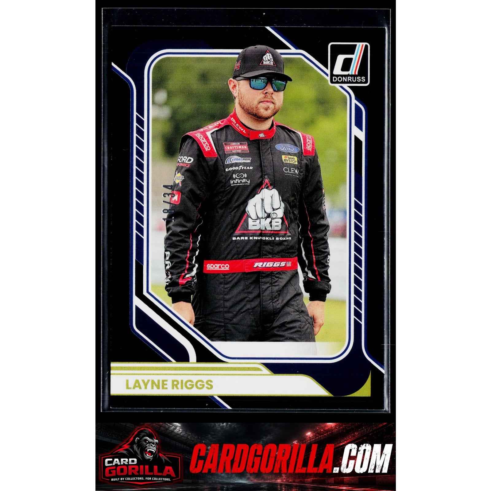 2026 Donruss #35 Layne Riggs Numbers #/34