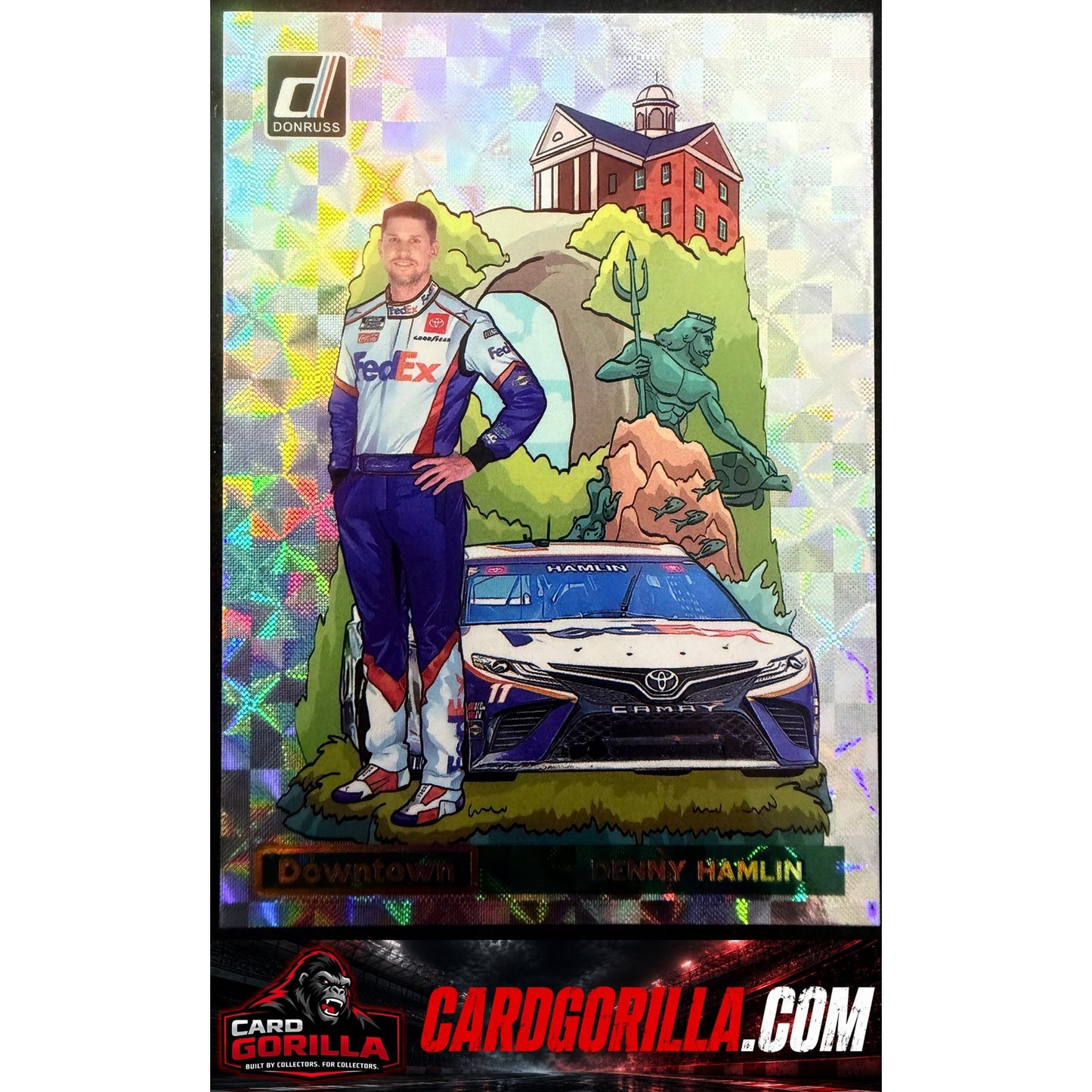 2022 Donruss #DH Denny Hamlin Downtown CASE HIT SSP