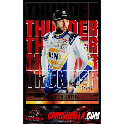 2023 Panini Chronicles #6 Chase Elliott Thunder Red #/99
