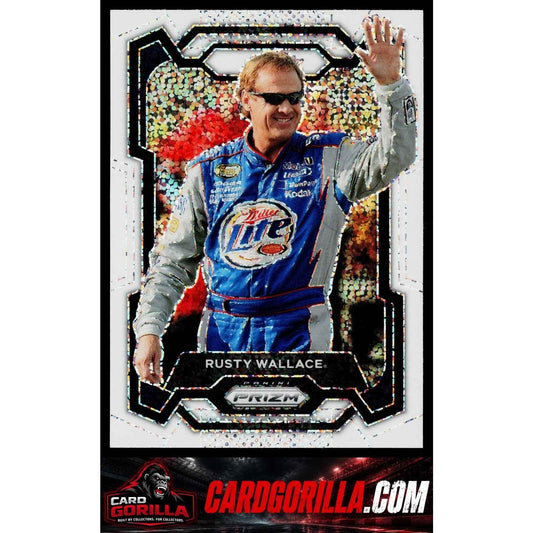 2024 Panini Prizm #67 Rusty Wallace White Sparkle