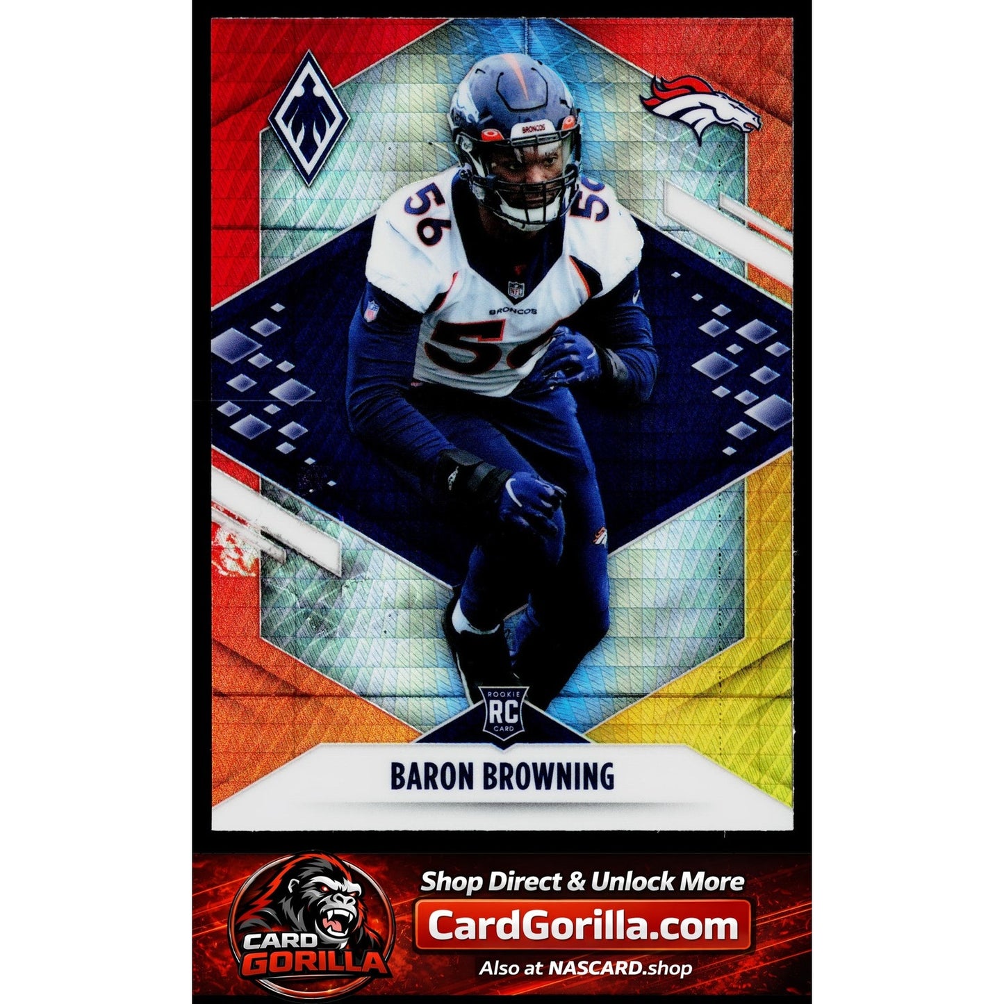 2021 Panini Phoenix #186 Baron Browning Fire Burst