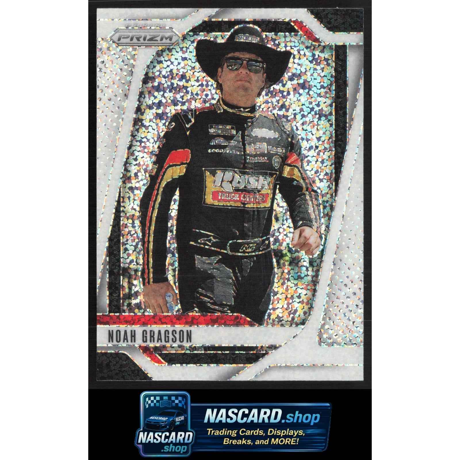 2025 Panini Prizm #48 Noah Gragson White Sparkle