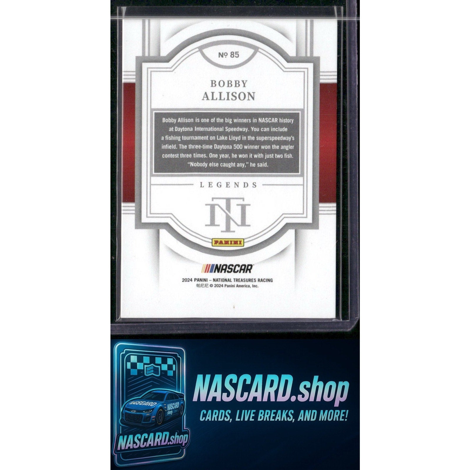 2024 Panini National Treasures #85 Bobby Allison #/49 - NASCARD.shop