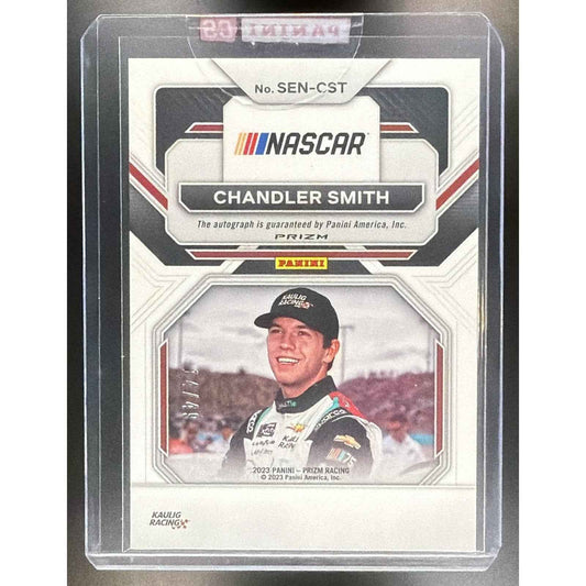 2023 Panini Prizm Chandler Smith Sensational Signatures Reactive Blue /49