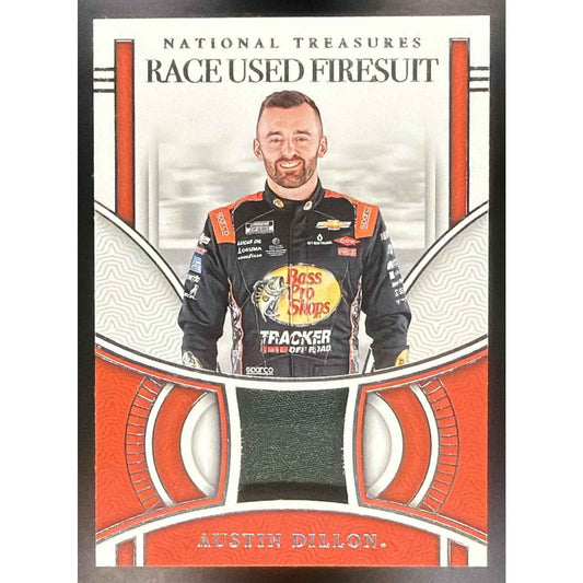 2024 Panini National Treasures Austin Dillon #RUF-ADN Race Used Firesuit /99