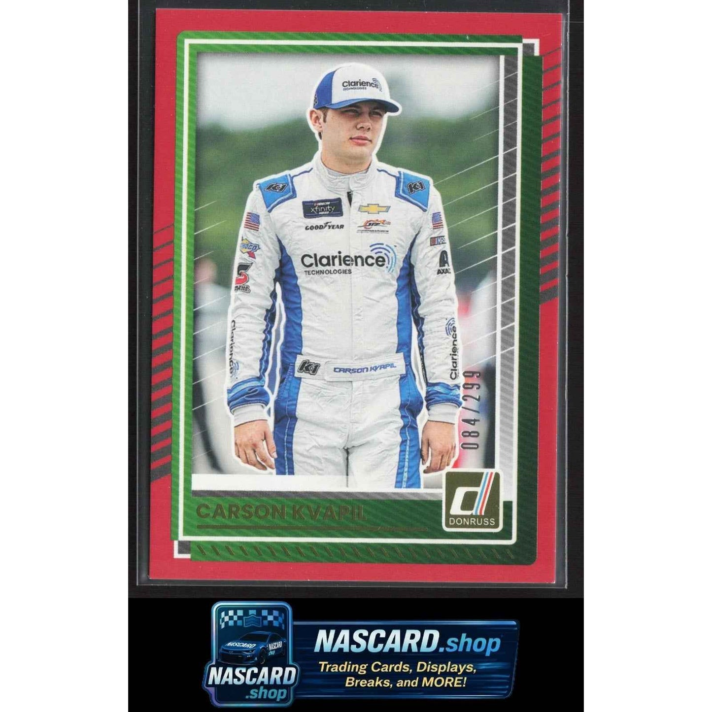 2025 Donruss #59 Carson Kvapil Red #/299