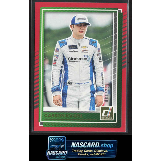 2025 Donruss #59 Carson Kvapil Red #/299