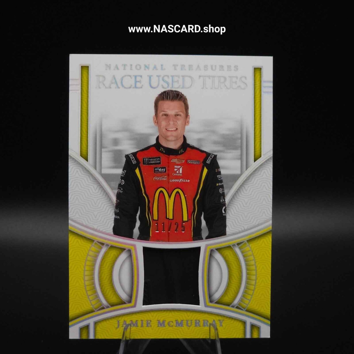 2024 National Treasures Race Used Tires Holo Silver Jamie McMurray /25 - Card Gorilla