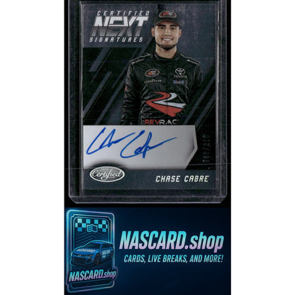 2018 Panini Certified #NEXT-CC Chase Cabre Certified Next Signatures #/210 - NASCARD.shop