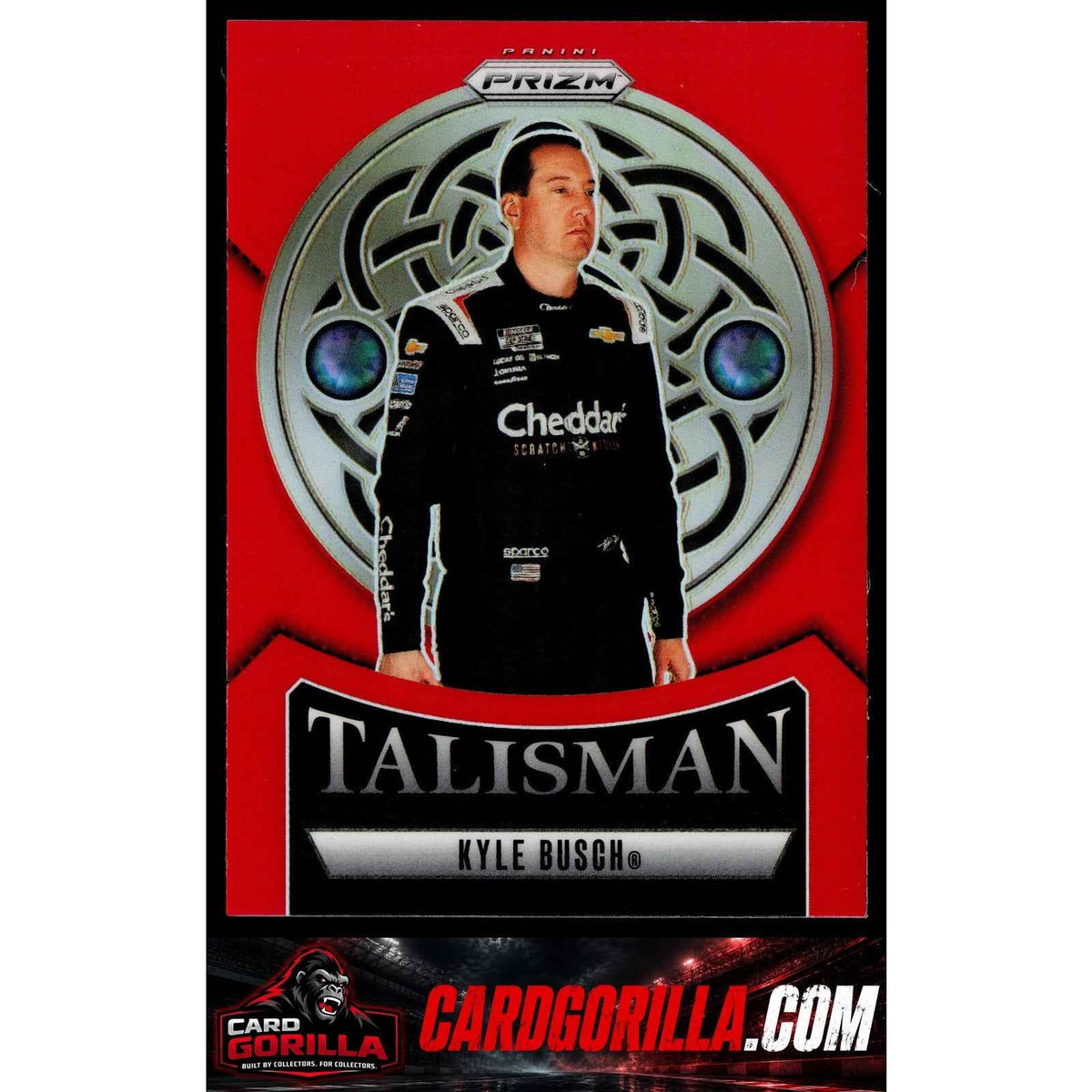 2025 Panini Prizm #7 Kyle Busch Talisman Red #/99