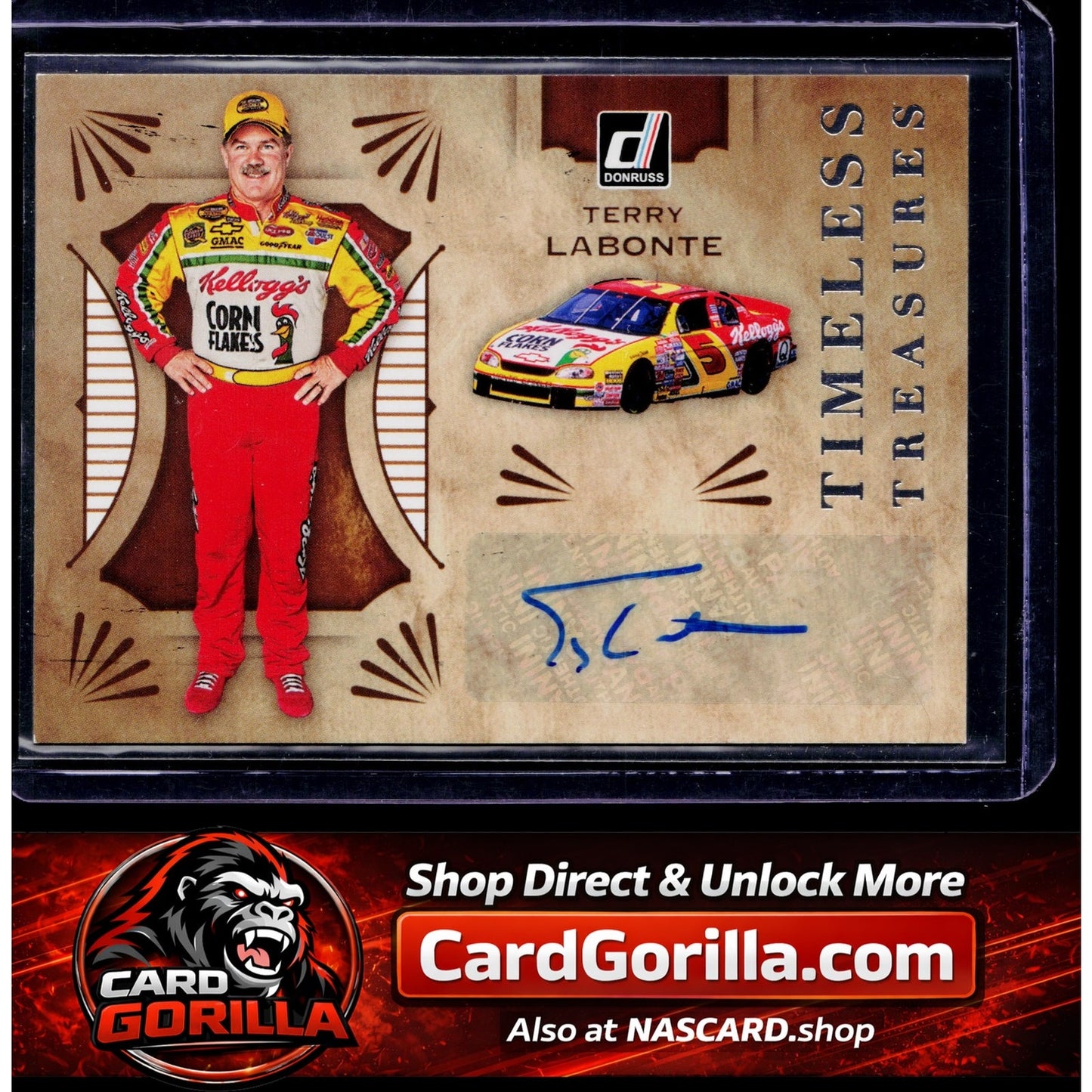2021 Donruss #TTS-TL Terry Labonte Timeless Treasures Signatures