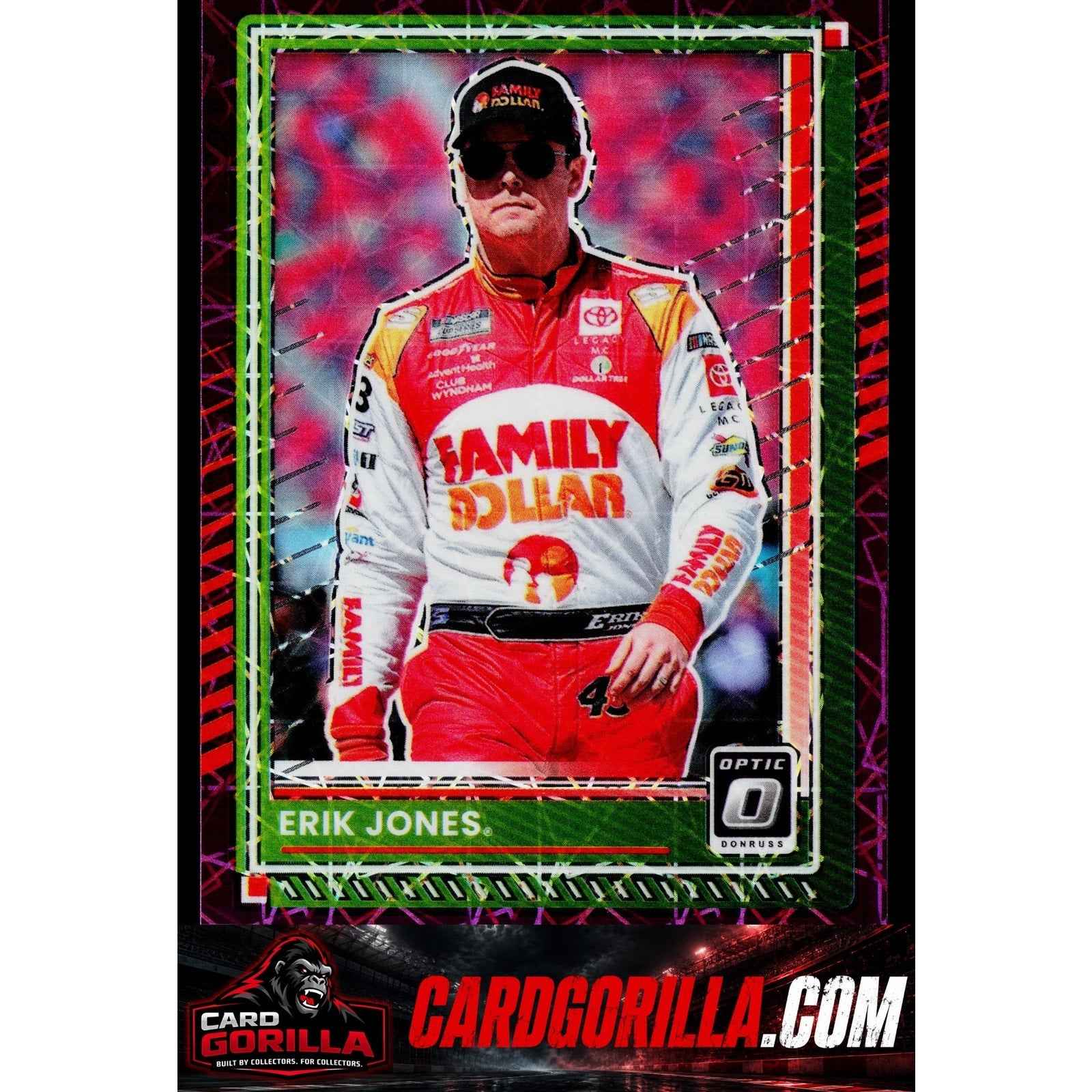 2025 Donruss #23 Erik Jones Optic Purple Velocity #/59
