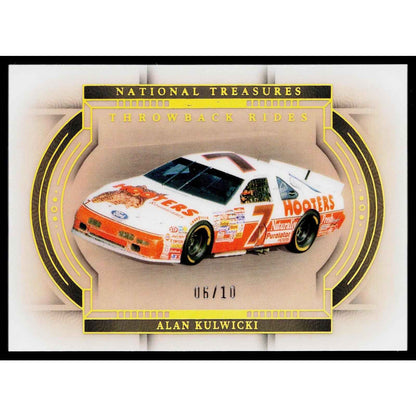 2024 Panini National Treasures #2 Alan Kulwicki Throwback Rides Holo Gold #/10
