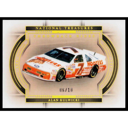 2024 Panini National Treasures #2 Alan Kulwicki Throwback Rides Holo Gold #/10