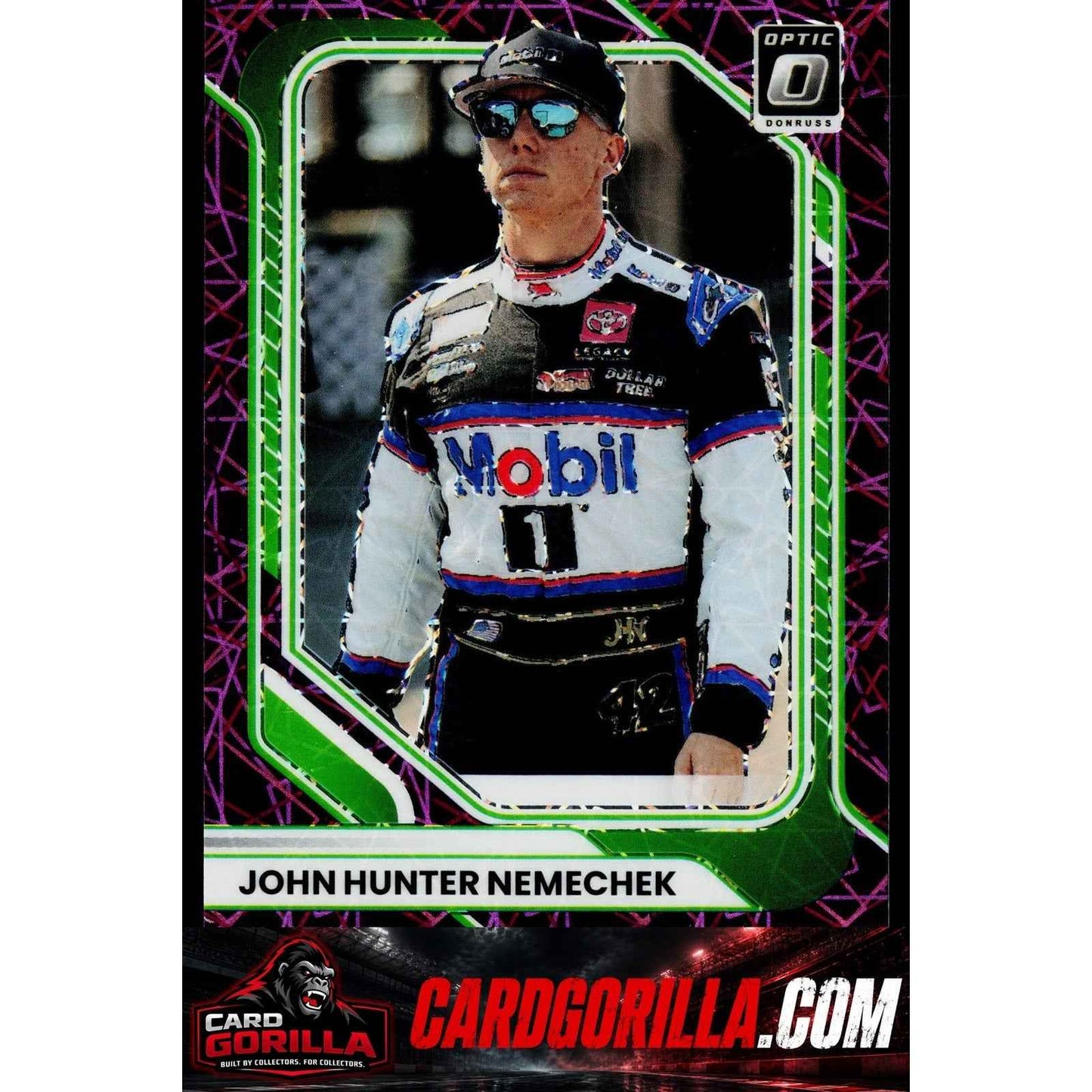 2026 Donruss #27 John Hunter Nemechek Optic Purple Velocity #/59