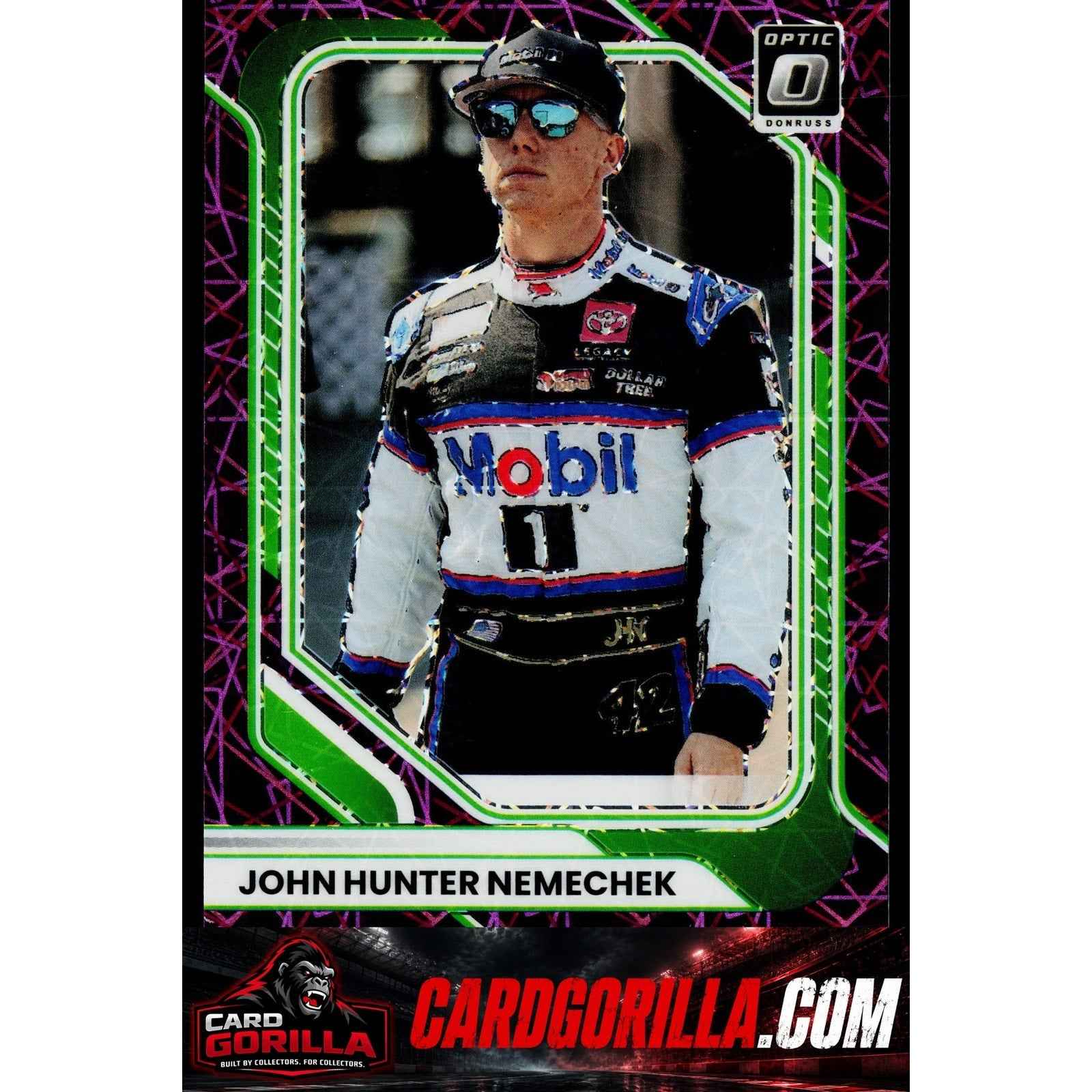 2026 Donruss #27 John Hunter Nemechek Optic Purple Velocity #/59