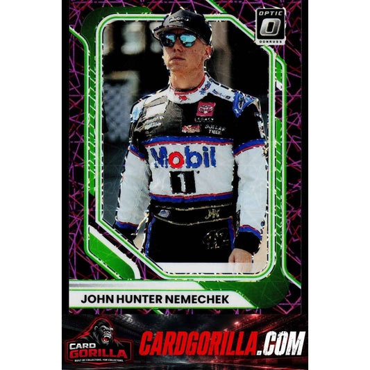2026 Donruss #27 John Hunter Nemechek Optic Purple Velocity #/59