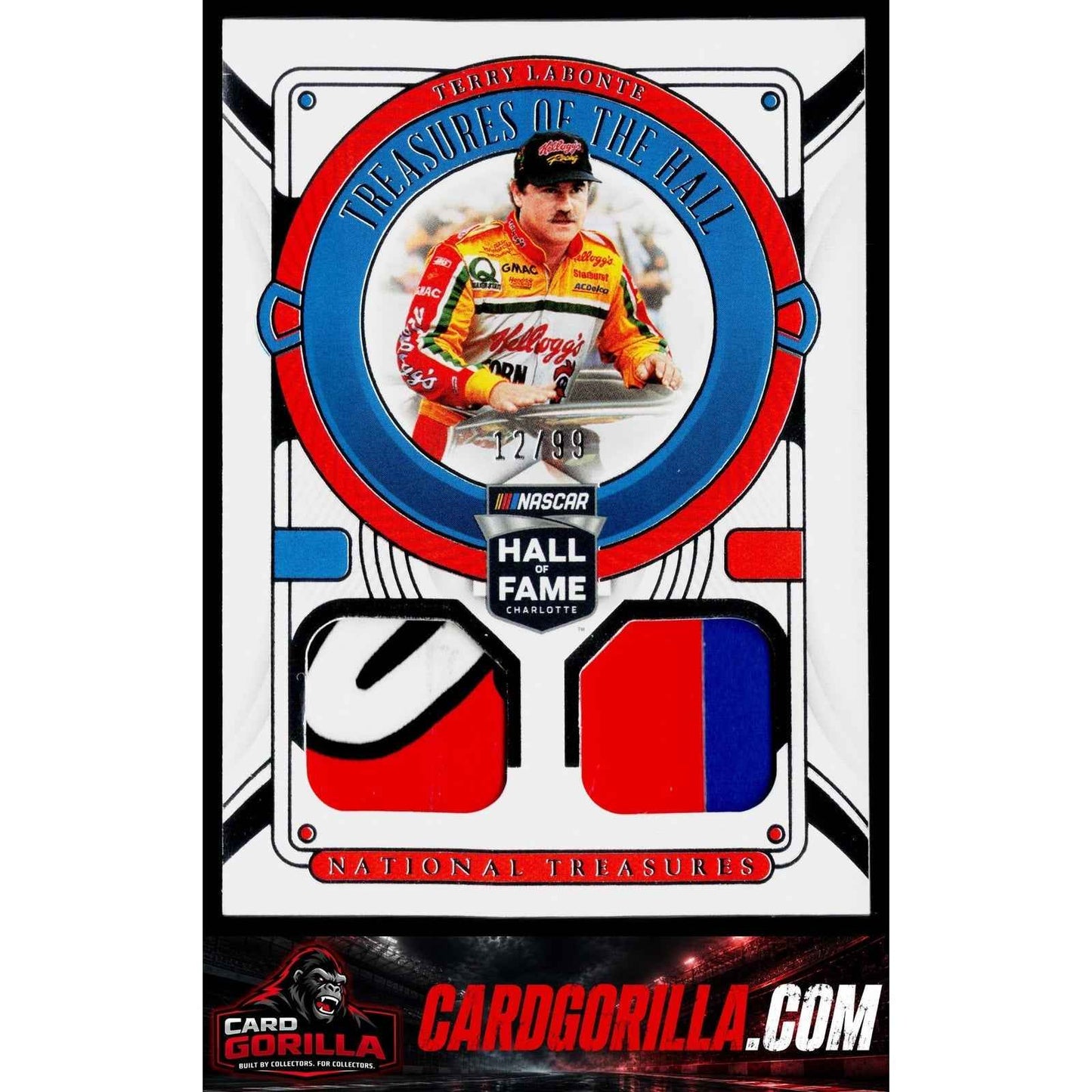 2023 Panini National Treasures #TH-TLB Terry Labonte Treasures Of The Hall #/99