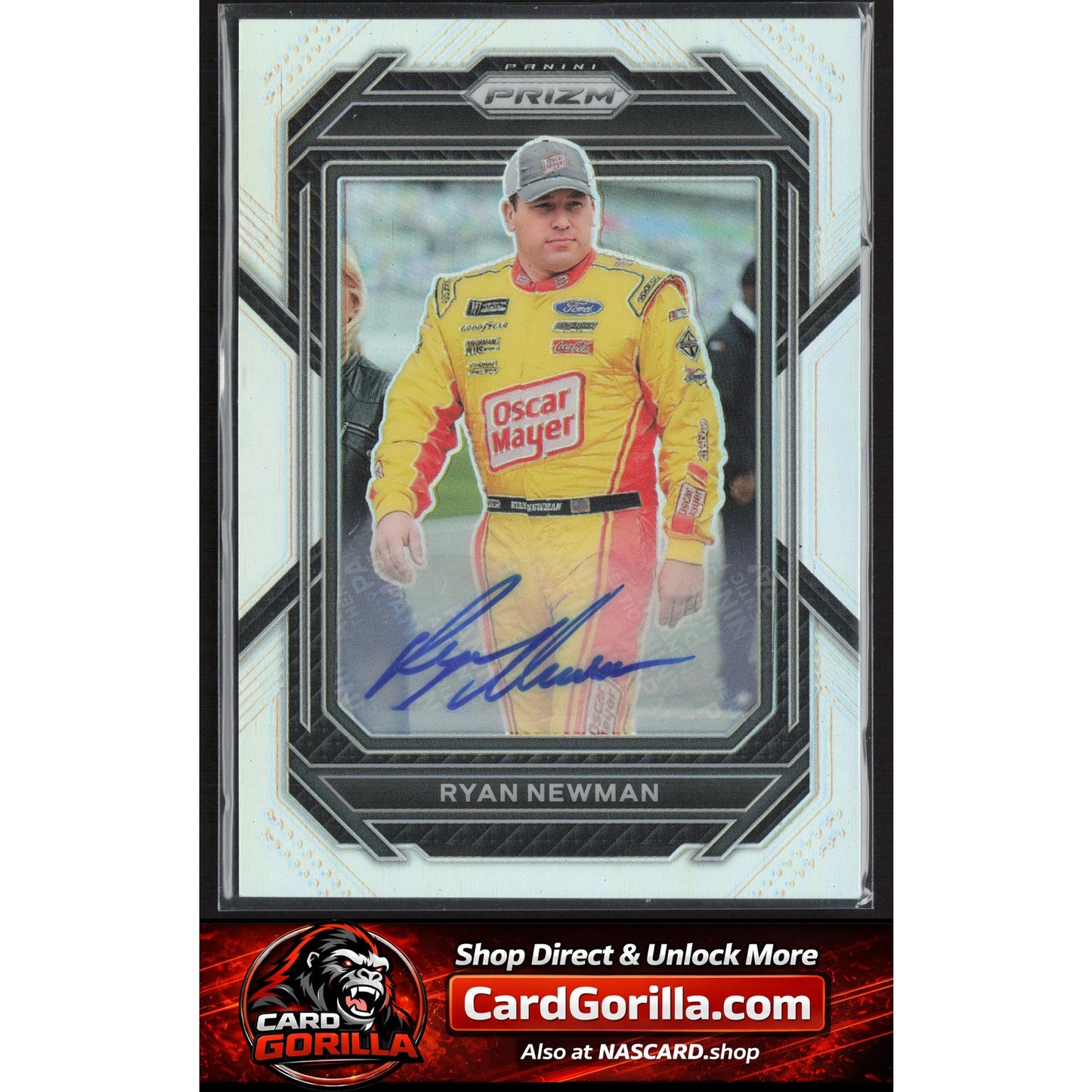 2023 Panini Prizm #76 Ryan Newman Silver Prizm Signatures