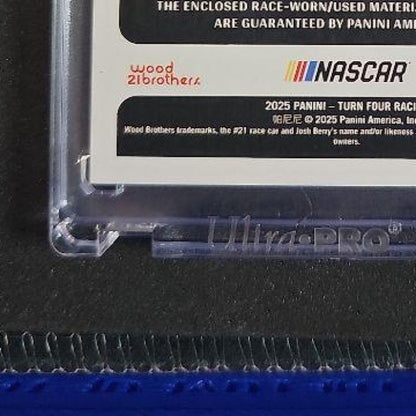 2025 Panini Turn Four NASCAR Josh Berry #MA-JBY Memorabilia Auto Holo Gold /5