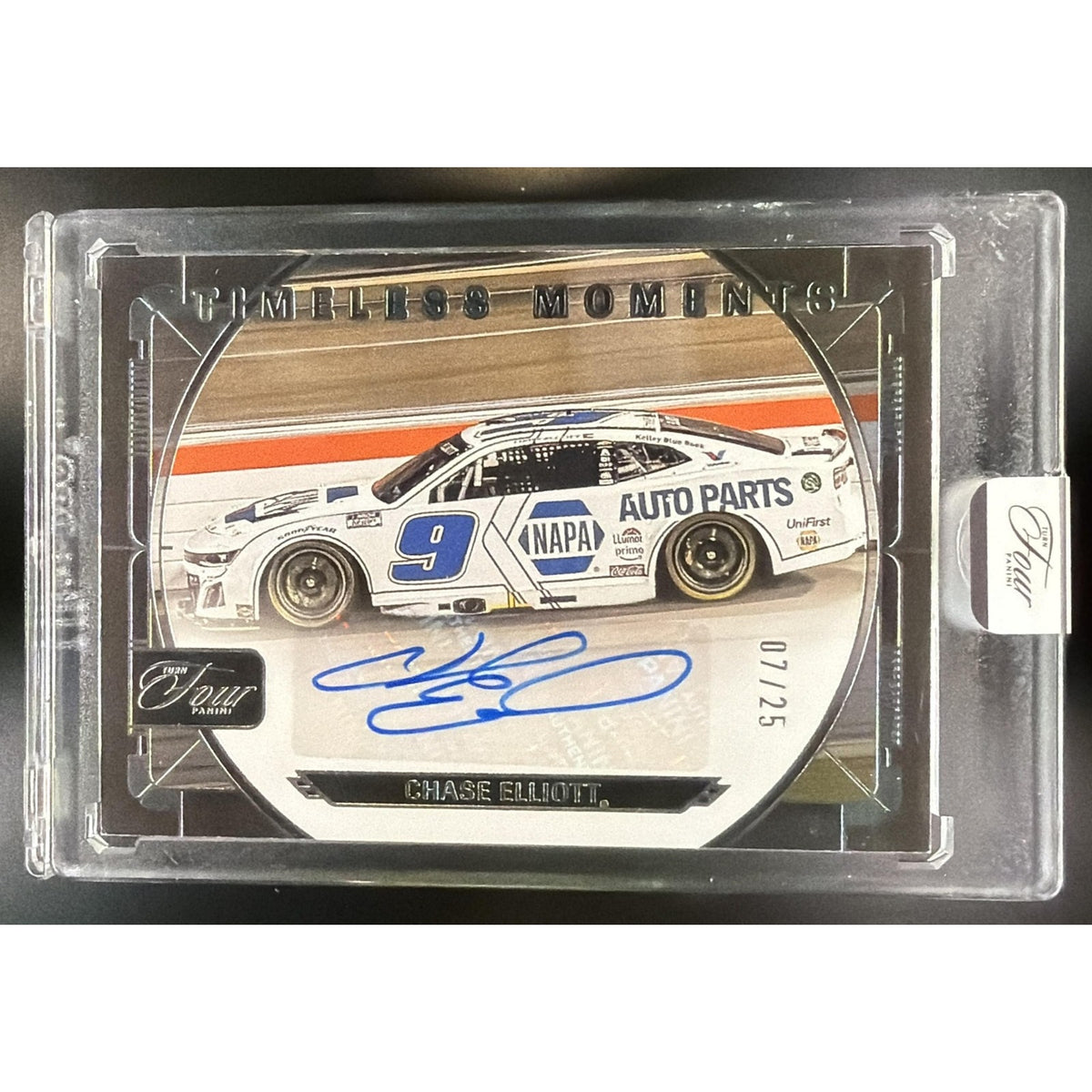 2026 Panini Turn Four Racing Chase Elliott #TM-CEL Timeless Moments /25 Auto