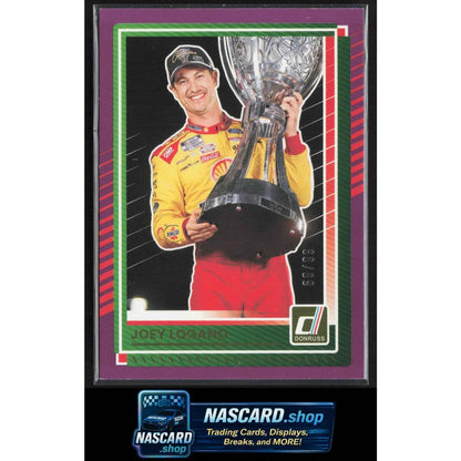 2025 Donruss #10 Joey Logano Purple #/99