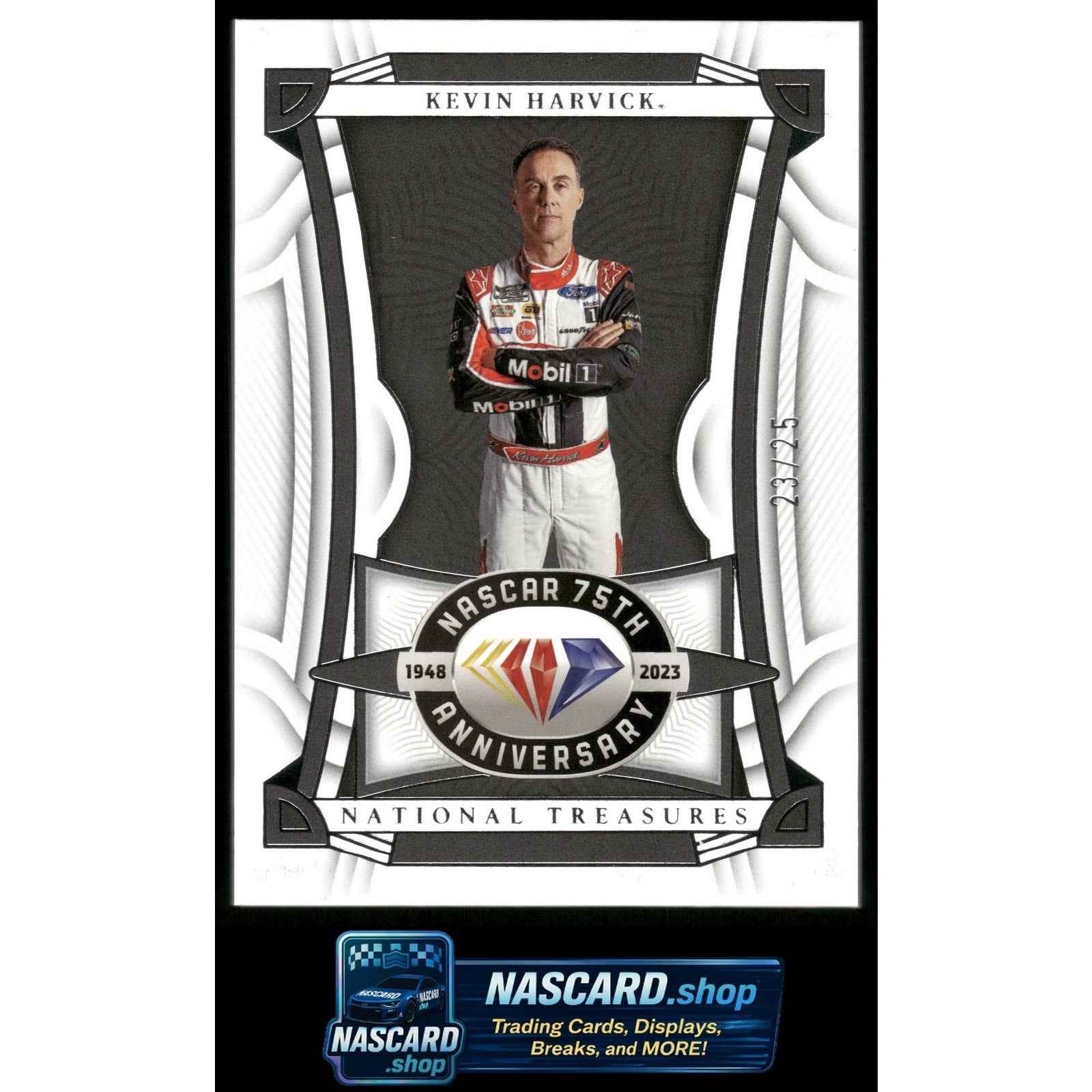 2023 Panini National Treasures #57 Kevin Harvick Holo Silver #/15